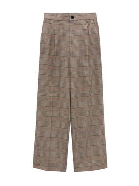ZARA PLAID FULL LENGTH PANTS size XS
